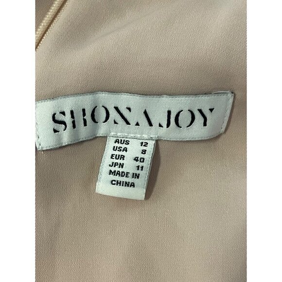 Shona Joy Core High Neck Dress Pink Womens Size 8 - Picture 11 of 16